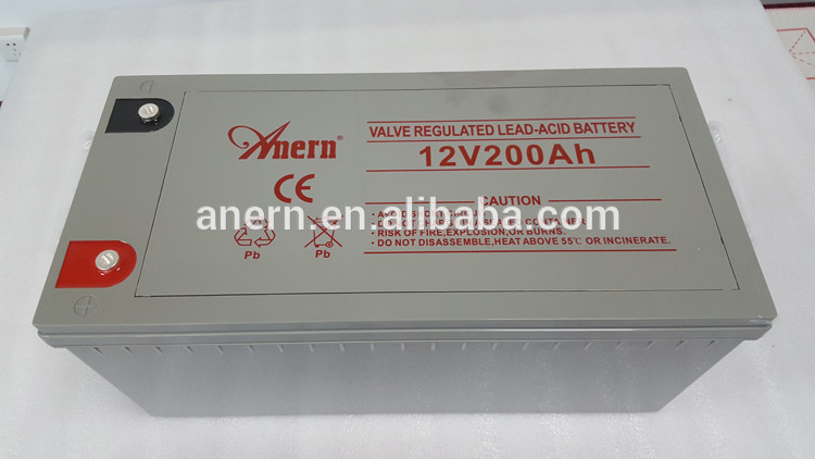 Lead Acid Battery 12V200AH for UPS, VRLA battery , Rechargeable AGM Battery