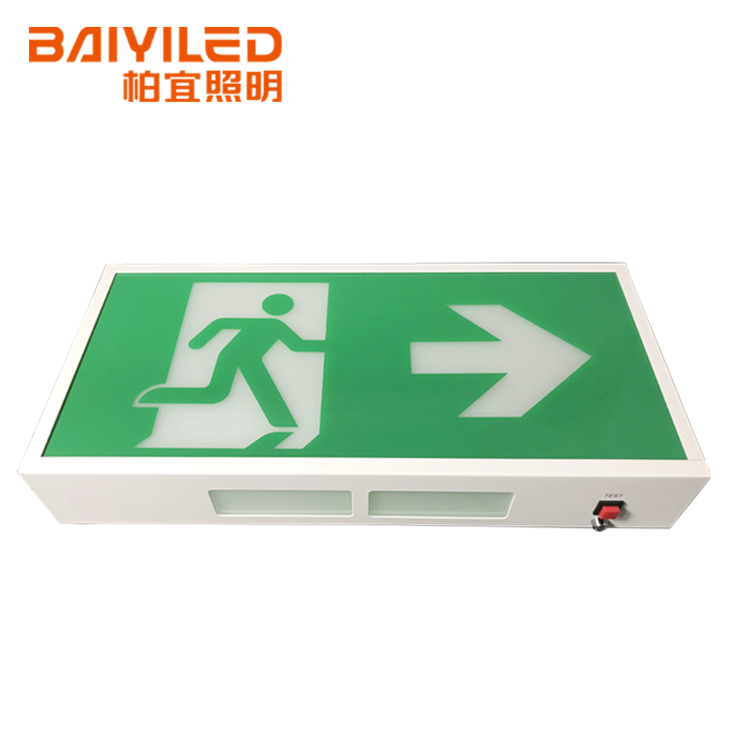 Wall Mount Led Panel Light Emergency And Exit Fire Emergence Lamp Lighting