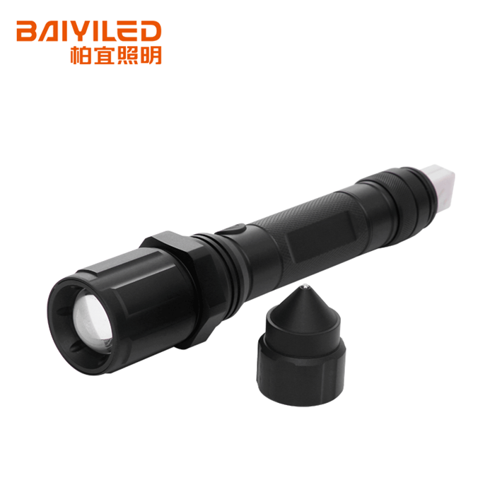 Right Angle Led Rechargeable Lithium Battery Yellow Light Uv 395 Flashlight