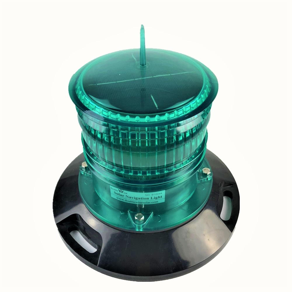 Doublewise 3NM Buoy Marks Solar Powered LED Marine Navigation Lantern