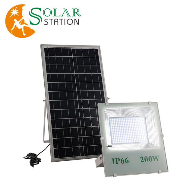 High lumen basketball court solar 250 watt led flood light