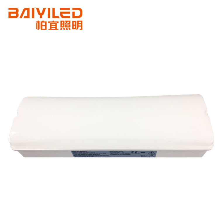 Lamp Plastic Body Emergency 16W 2D Bulkhead Light