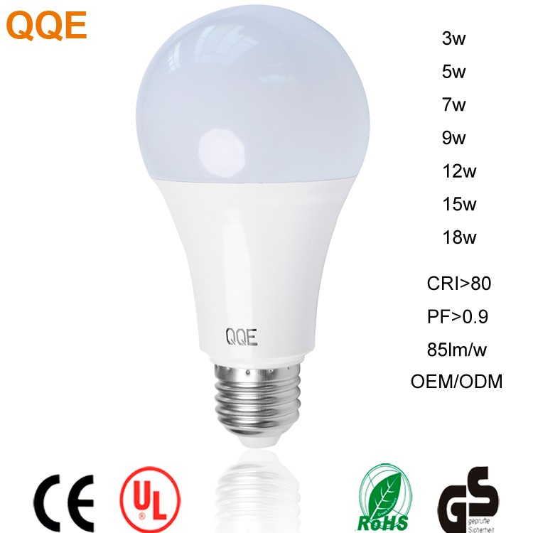 China manufacturers of led bulbs light bayonet type or edison screw B22 E27 led bulb skd parts