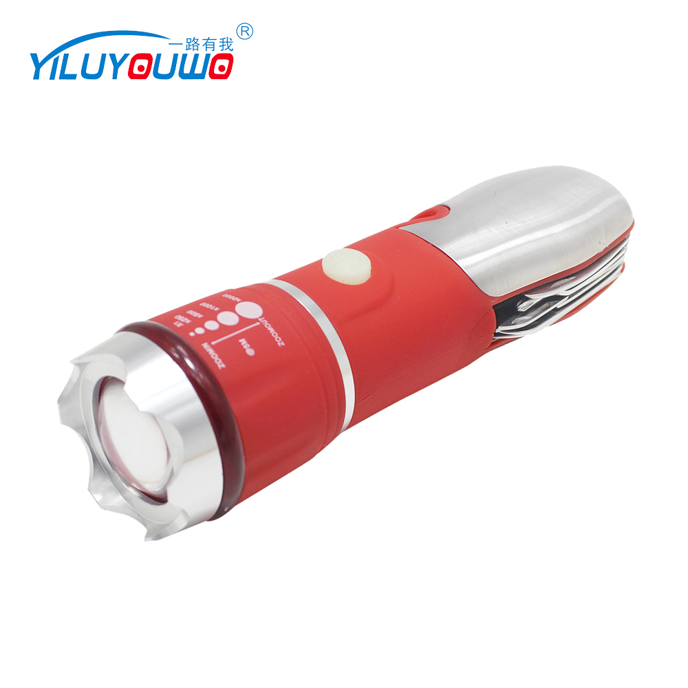 China Supplier Supermarket High Quality Portable High Power Multi Function Tools LED Torch Lamp With Zoom Focus For Outdoor