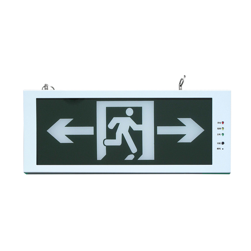 LST wall mounted led emergency exit sign with green running man