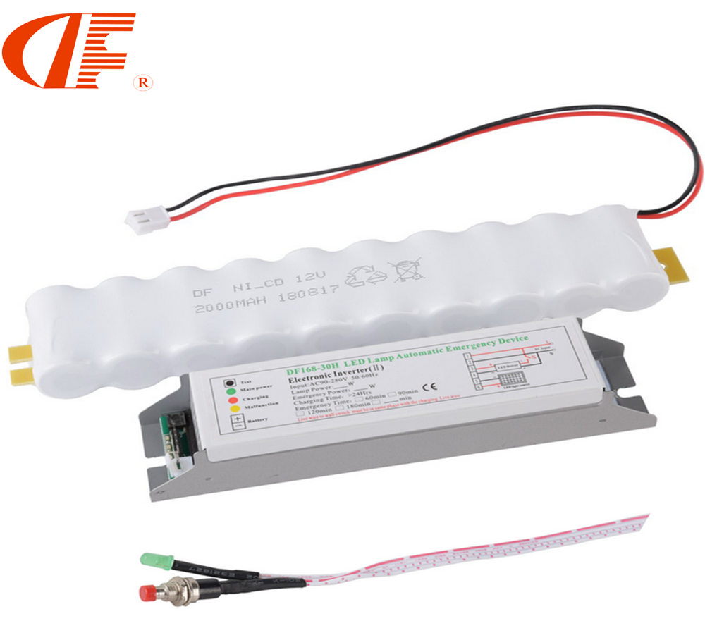 DF168-30H 10w-25w emergency device kit for down light and panel light led emergency driver