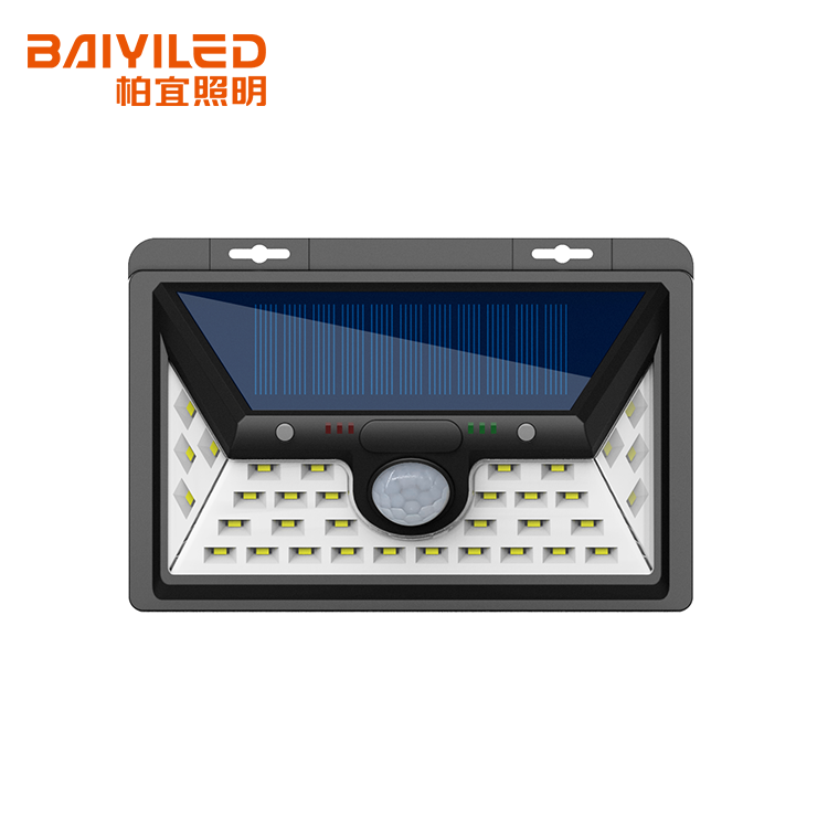 Led Flame Garden Powered Wall 20Led Solar Motion Sensor Light