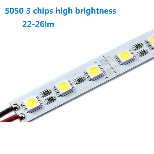 5050 72Leds Led Hard Strip Led Light Bar Rigid Led Strip Aluminum profile ws2811 5050 rgb digital led rigid bar