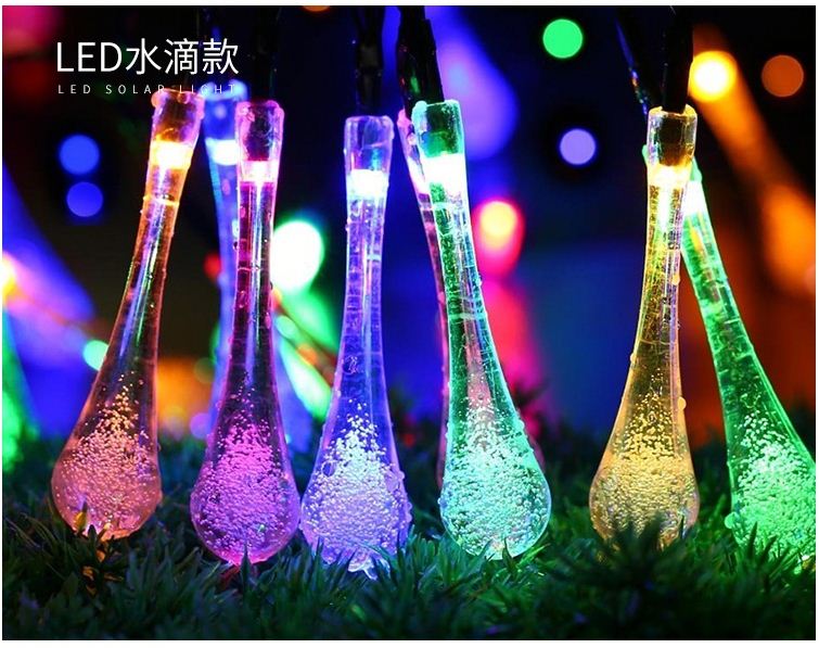 LED Solar Power Fairy String Light Lantern Wedding Party Garden Yard Decoration