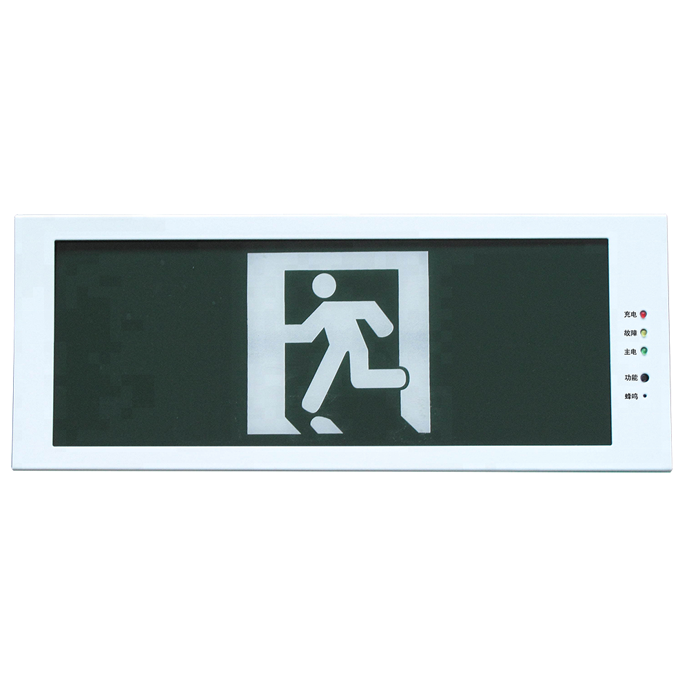 LST model 160B railway station used hot sale led rechargeable emergency exit sign board