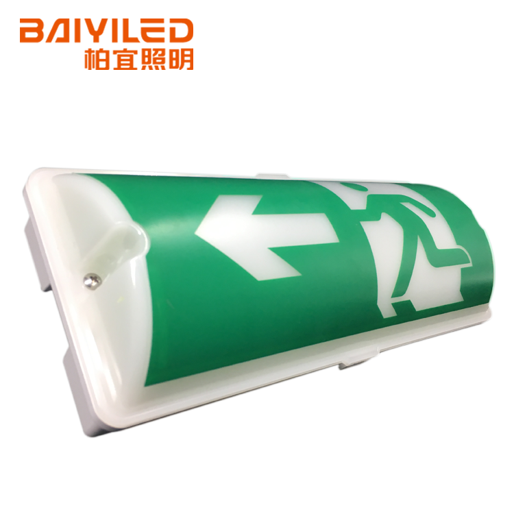 Emergency Light Fixture Metal Fire Us 3 Watt Led Exit Sign