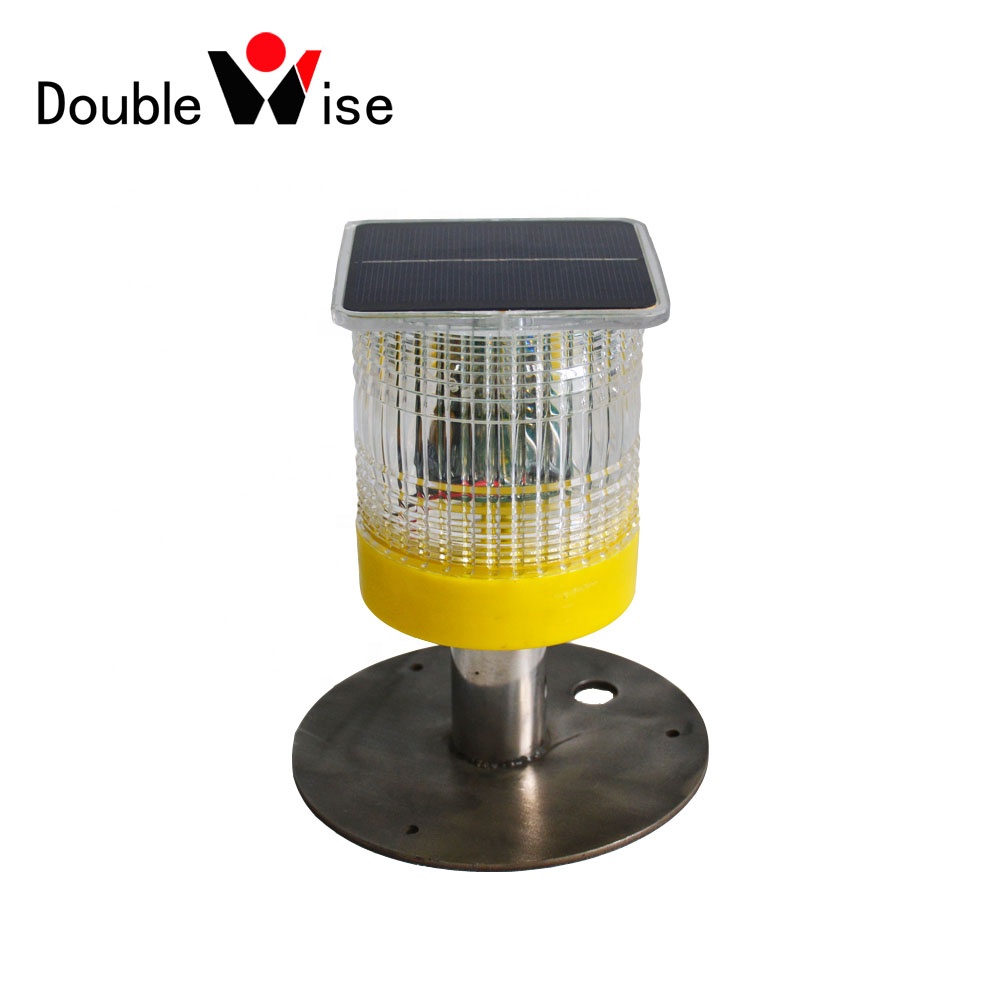 Solar LED Traffic Signal Warning Beacon Aquaculture Fishing Strobe Light