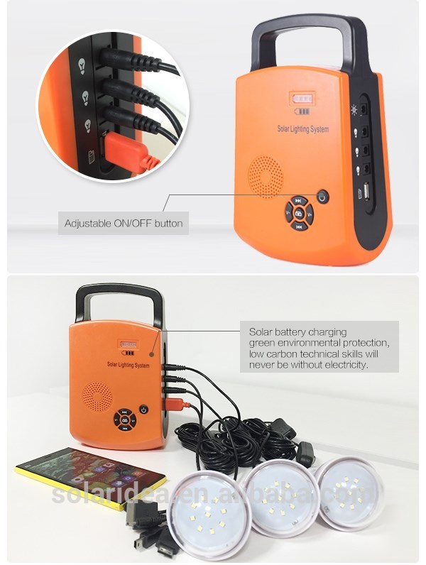 Alibaba trade assurance golden products selling portable for indoor solar lighting system