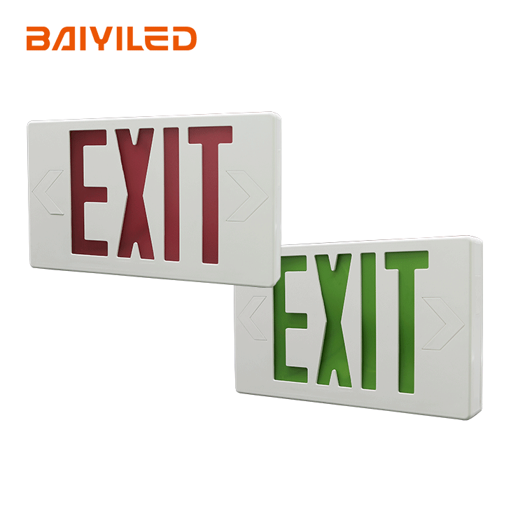 24m Fire Acrylic Wall Mounted Canada Type Running Man Office D1ouble Side Readable Red Led Emergency Exit Sign