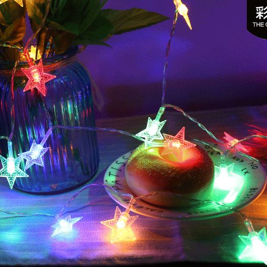 Solar led light string spot light for indoor christmas tree LED stringlights