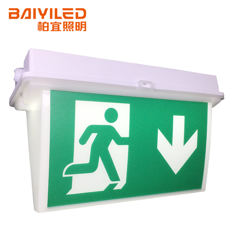 Emergency Light Recessed Different Rechargeable Hardwired Exit Sign