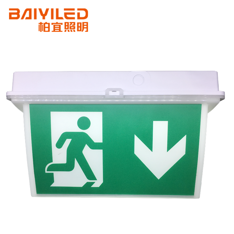 Led Emergency Sign Doubleside Exterior Ce Approved Exit Signboard