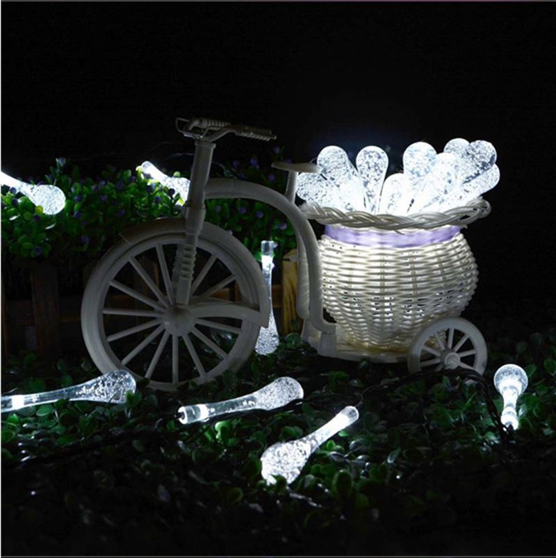 Solar String multi-color lights provide festive and enchanting  in outdoor or semi-outdoor locations