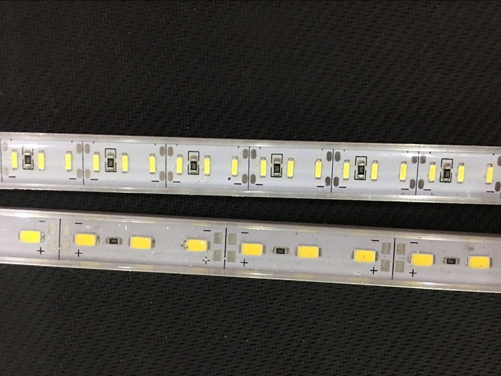 5050 5630 7020 8520 strips led 72SMD RGB Waterproof IP67/led light strip bars/waterproof ip65 led rgb rigid bar light