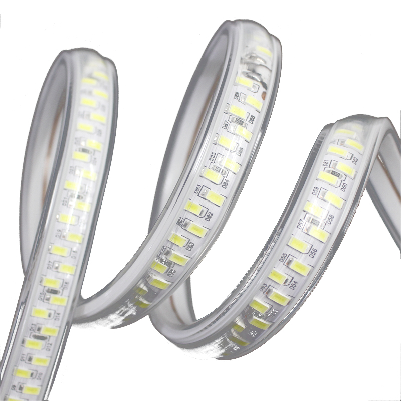 5630 5730 5050 230v 110v 220v SMD Waterproof IP68 LED Strip Light 180leds/m waterproof IP65 ip67 ip68 led strip 5730