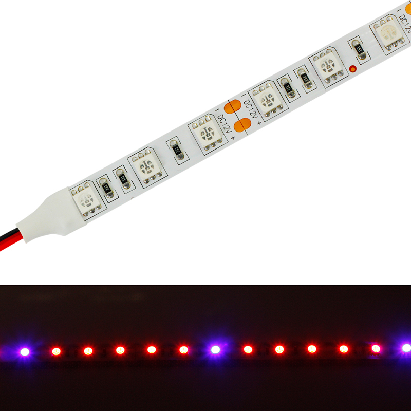 IP65 waterproof led plant grow light strip flexible DC12v smd 5050 led plant grow light led stripe