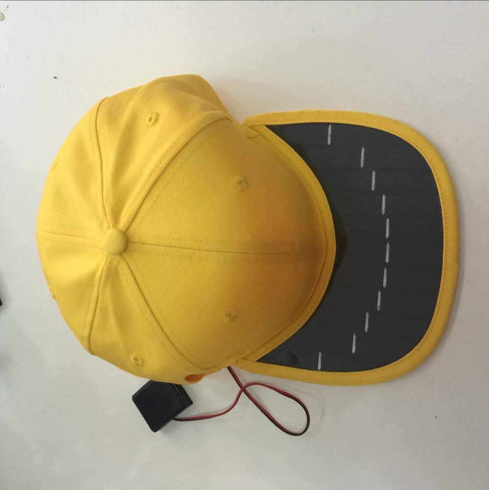 custom solar fan cap for sport baseball caps summer caps