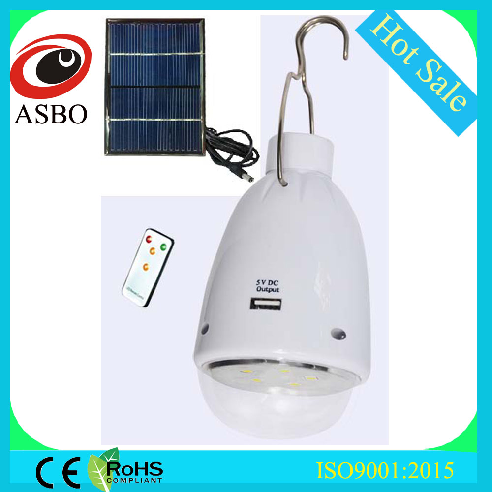 USB mobile phone charge solar rechargeable light