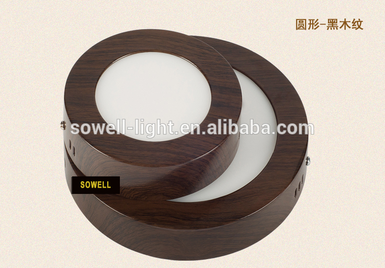 Wholesale alibaba surface mounted wood frame led panel lighting for home living room