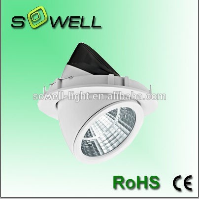 85-265V 30W 3000lumen 180*180mm Aluminum Die-Casting CE/RoHS Round COB LED flood lights