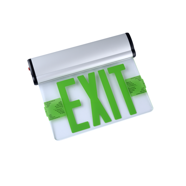 Green light eye-catching 6-inch double-sided led exit sign