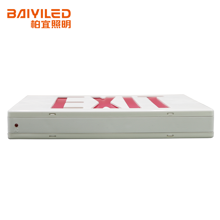 AC120/AC277V/60Hz/0.08A battery back-up solar powered exit signs