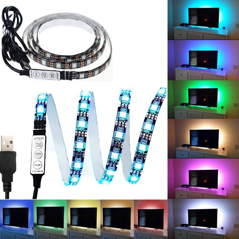 Portable Waterproof LED Strip 1.5M DC5V USB Flexible SMD 2835 5050 LED Rope Light for Outdoor Camping Hiking Tent Lantern