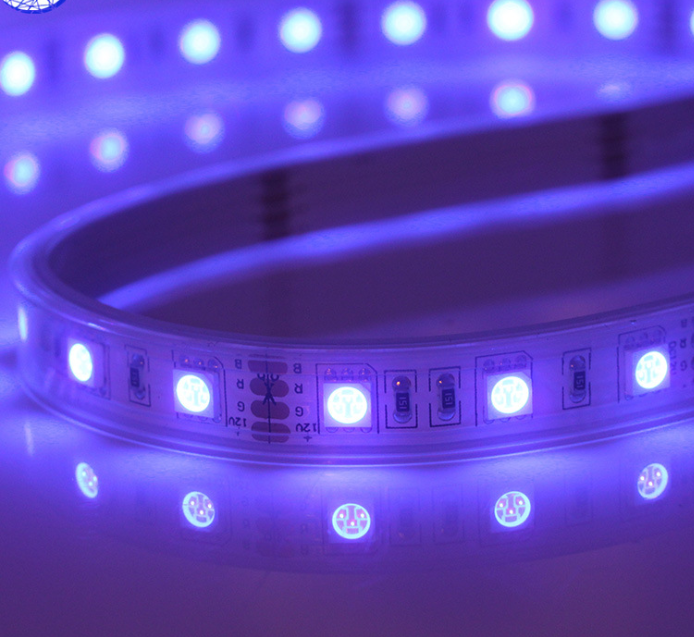 Hot Sale DC 12V 254nm 395nm 410nm 365nm uv led strip 5050 purple Flexible Ultraviolet Black Light