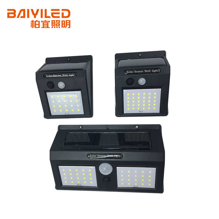 Led Garden Outdoor Wall Powered Power Solar Light Sensor