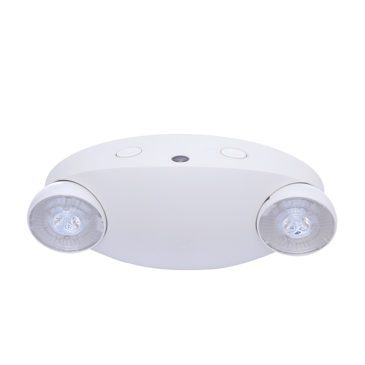 Twin Ceiling Round Spot Led Emergency Light Lamp