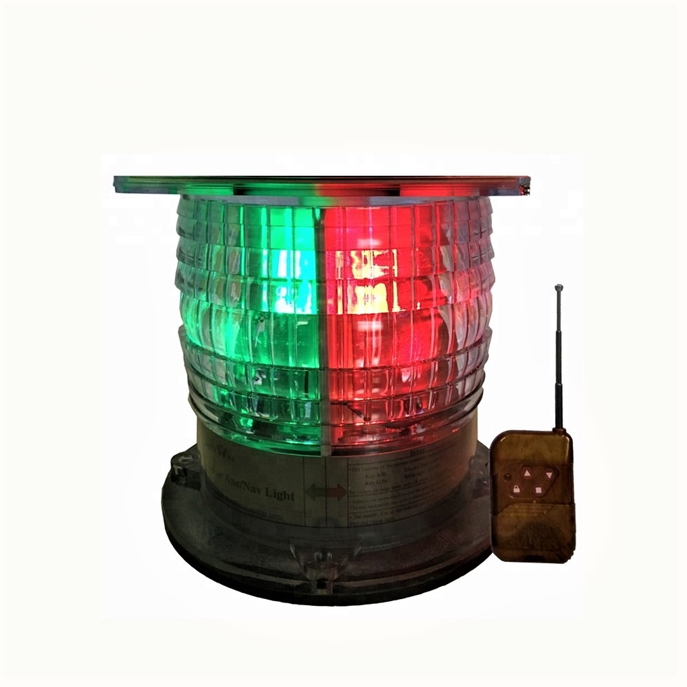 Doublewise COLREGS Boat Equipment All Round Solar Ship Anchor Navigation Signal light