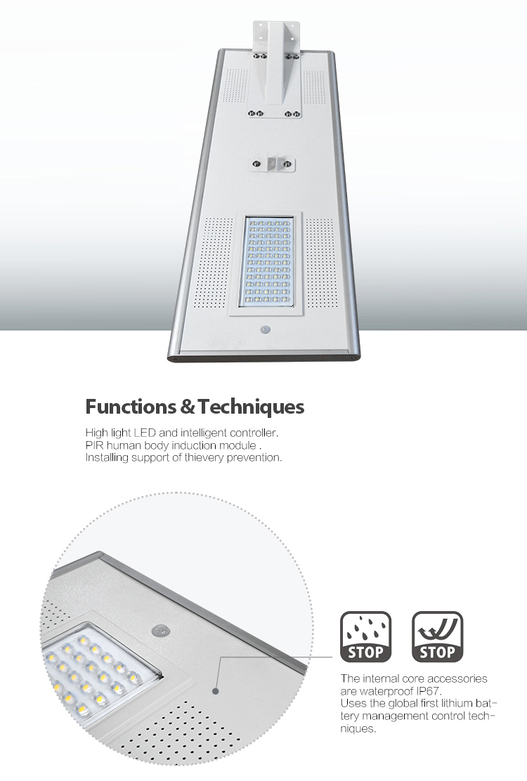 High quality rechargeable led for saudi arabia outdoor solar street light 120w