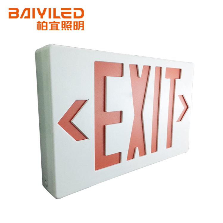 Emergency Light Canada And Double Sided Led Exit Sign With Battery
