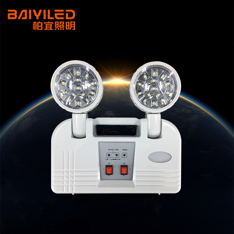 Non Maintained Twinspot Led Battery Operated Twin Spot Emergency Charger Light