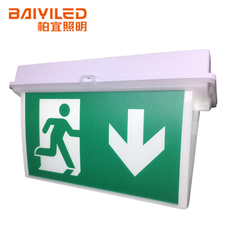 220V Rechargeable Emergency Lamp Dual Lite Led Exit Sign