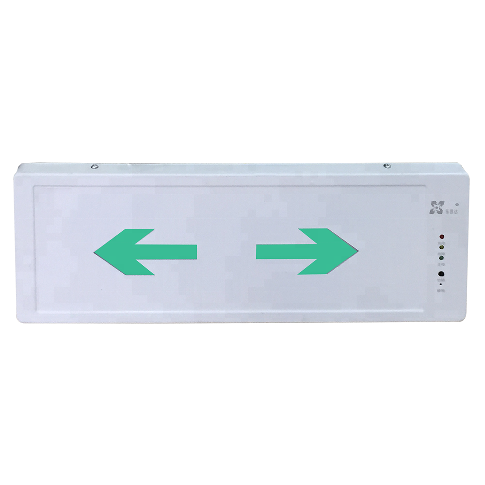 Model 100L fire safety wall mounted led emergency exit sign with arrow for direction