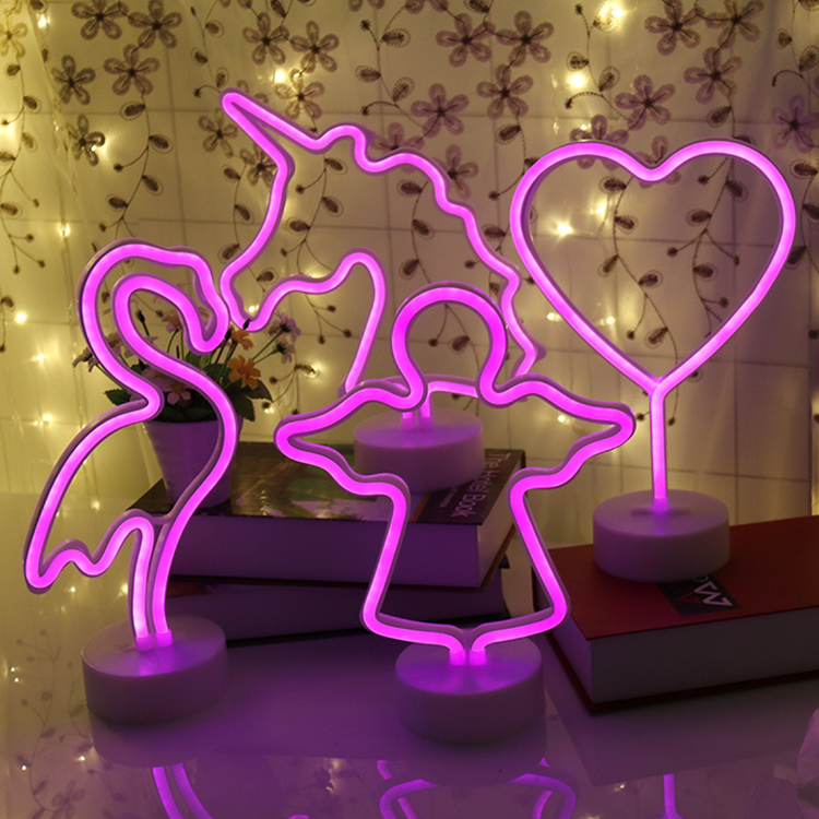 New Hot Sale Love Glass Base Bar Led  Lamp