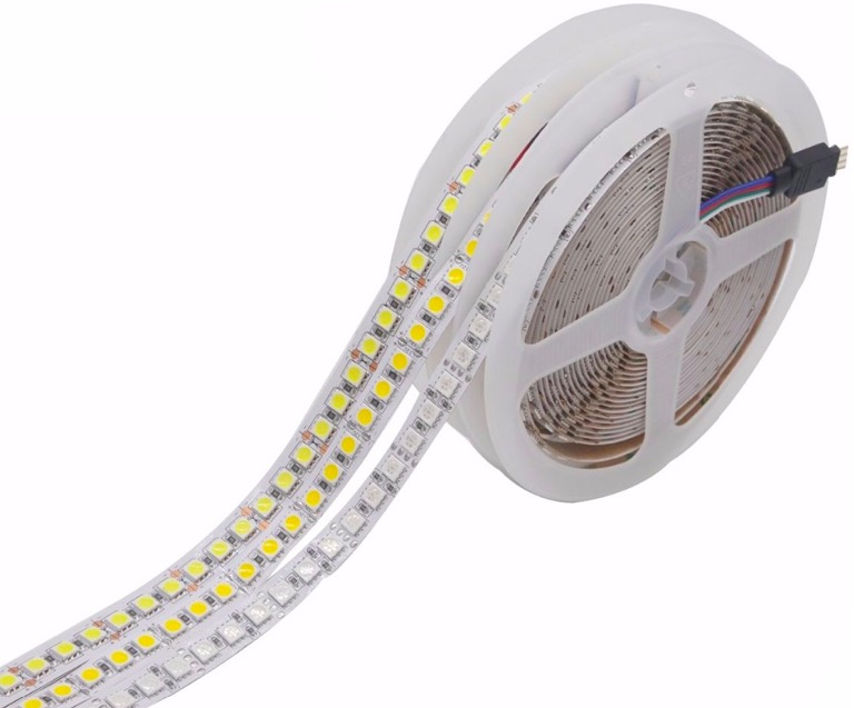 Single Row 5050 SMD 5M 600LEDs Flexible Strip Tape Light Warm White Ribbon Lamp