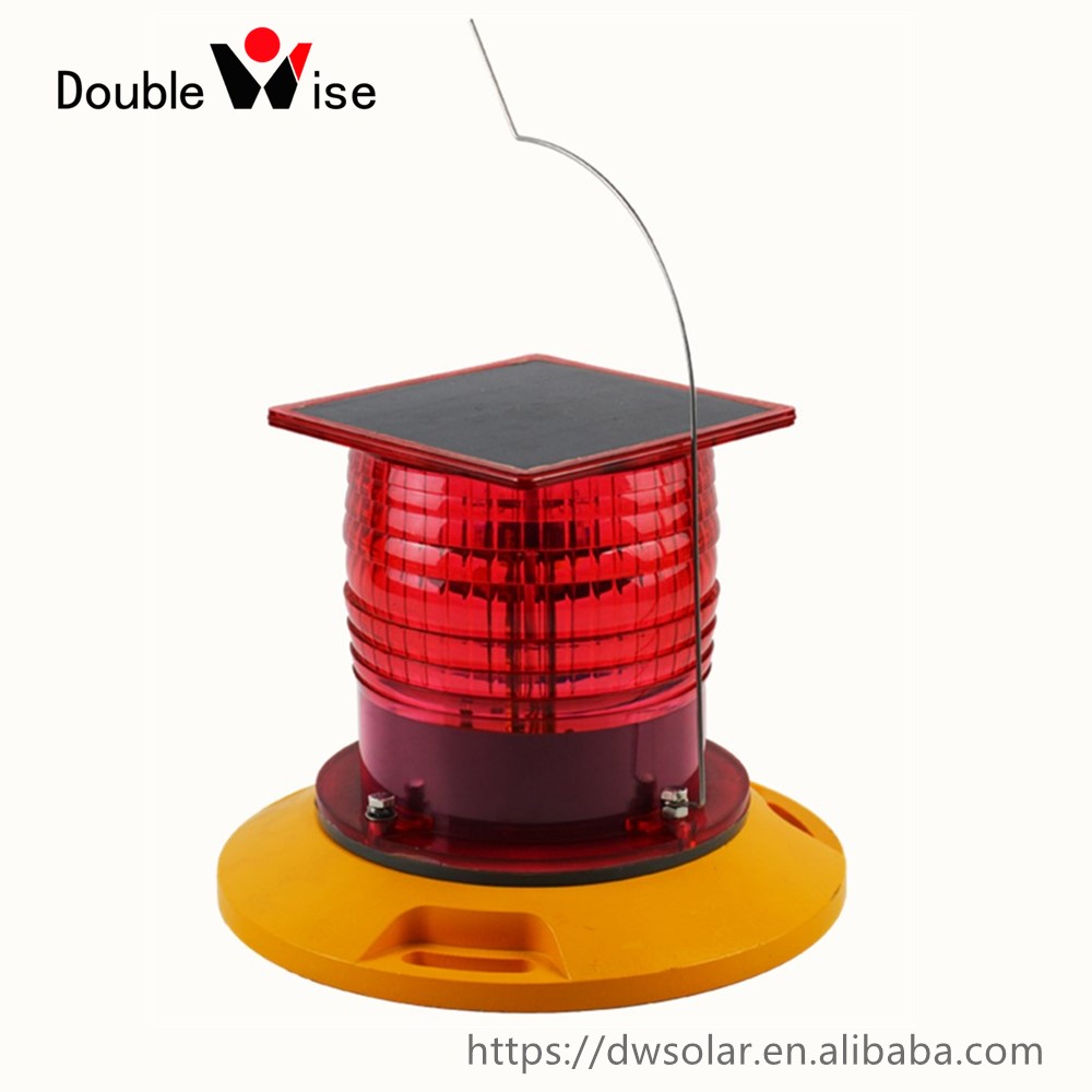 Doublewise LED Solar Powered Sea Buoy Lanterns LED Marine Navigation Lights Solar Marker Light