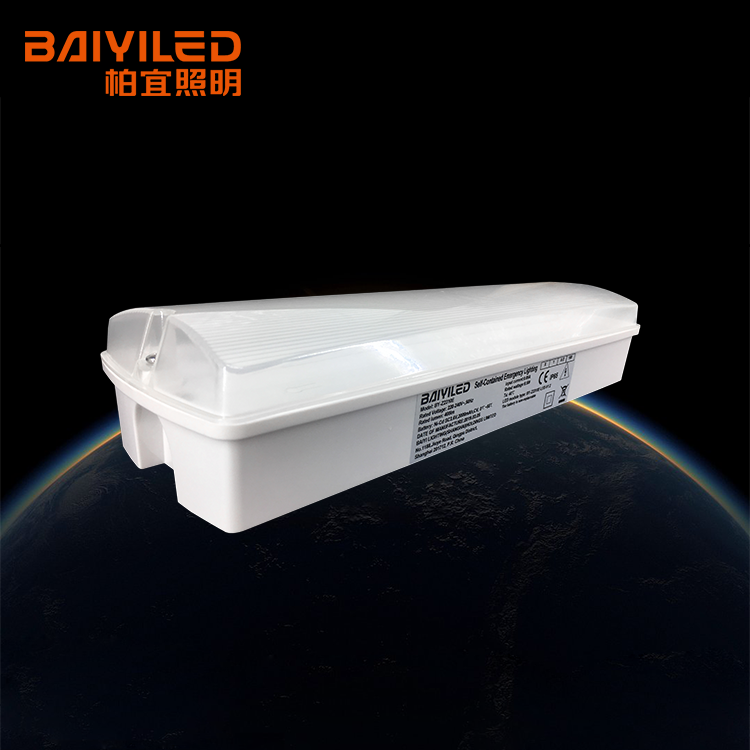 Plate Emergency Rechargeable Maintained Ip54 2D Led Bulkhead Light