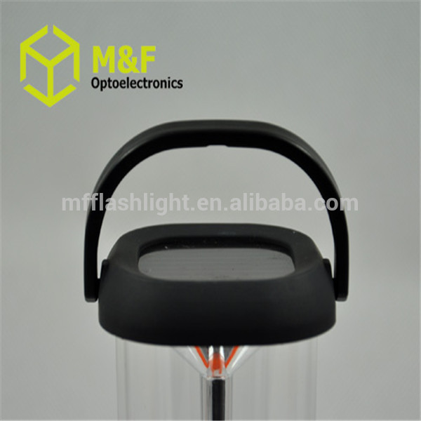 Portable 5 led dynamo outdoor lights led solar lantern