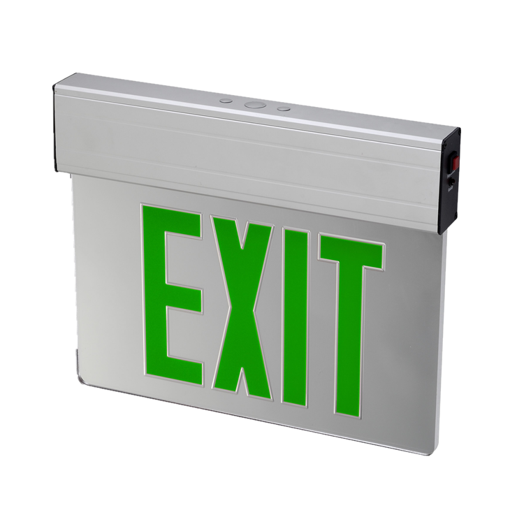 Led Emergency Fire Exit Sign with emergency lights