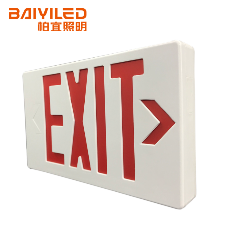 2 Years Warranty Cold Steel Bulk Head New Saving Emergency Exit Sign Board