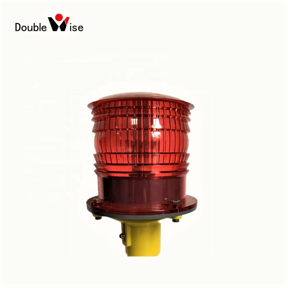 ICAO FAA LED Tower Aviation Obstacle Solar Powered Aircraft Obstruction Light