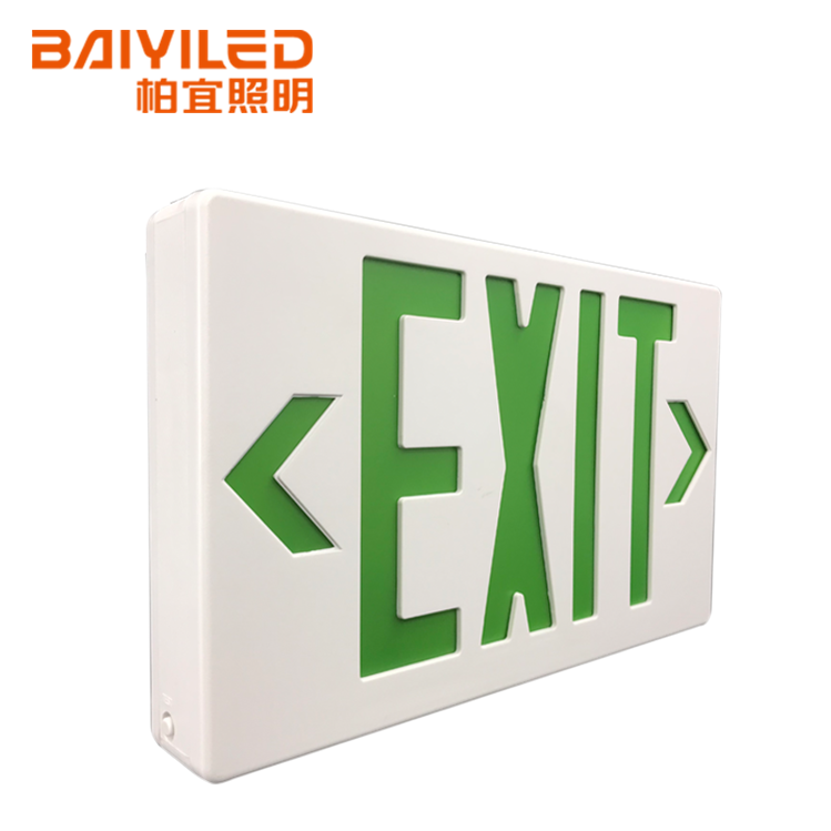 Led Design Art Deco Rechargeable Light With Emergency Exit Sign